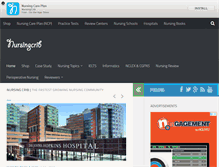 Tablet Screenshot of nursingcrib.com